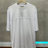 Camiseta TEXTURIZADA Oversize Blanca Chacal 14112