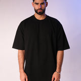 CAMISETA NEGRA OVERSIZE 350 GSM 14290