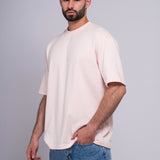 CAMISETA ROSA CLARO 14053 OVERSIZE BASICA SVG