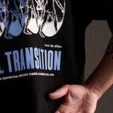 T Shirt Oversize Spiritual transition Ref. 14318 Negra