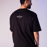 T Shirt Oversize Negra By savage   24/siempre Ref. 14277