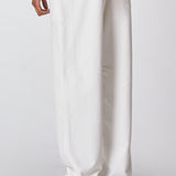 Sweet pant French terry blanco crema