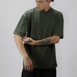 CAMISETA VERDE MILITAR 14078 OVERSIZE