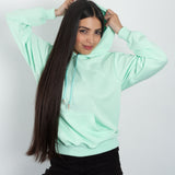 Hoodie mujer Menta