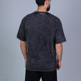 Basica Oversize Acid Wash Negro envejecido 14220