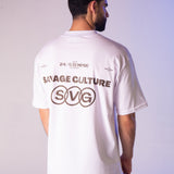 T Shirt Oversize Savage Culture 24/siempre Blanca Ref. 14280