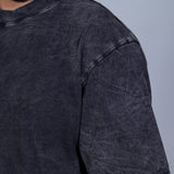 Basica Oversize Acid Wash Negro envejecido 14220