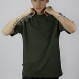 CAMISETA VERDE MILITAR 14078 OVERSIZE