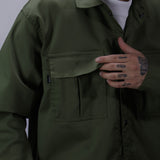 Chaqueta Set Drill Verde Militar 14208