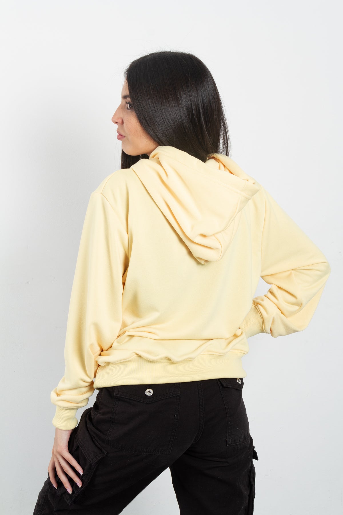 Hoodie mujer Amarillo SAVAGE MARCA DE ROPA