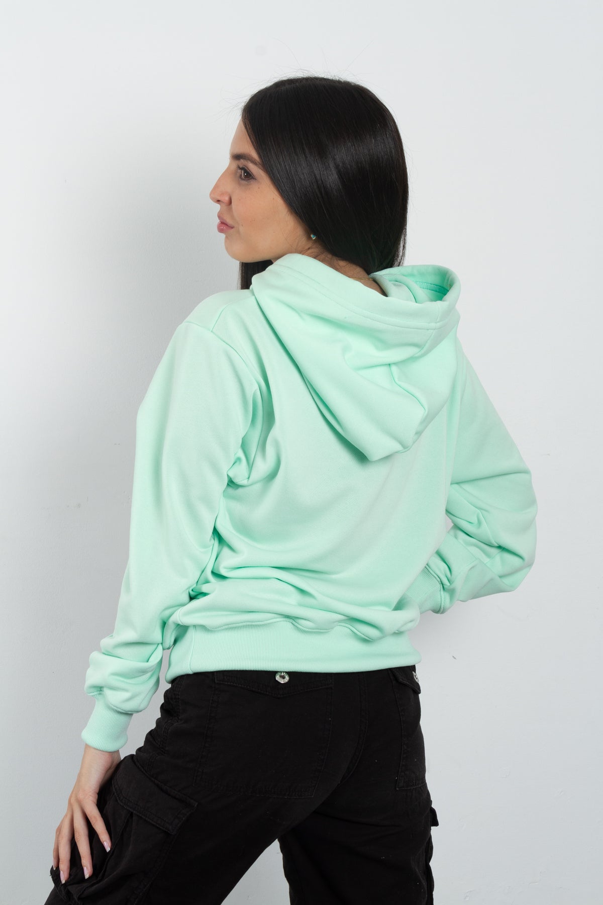 Hoodie mujer Menta