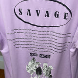 CAMISETA SAVAGE 13593 LILA SAVAGE